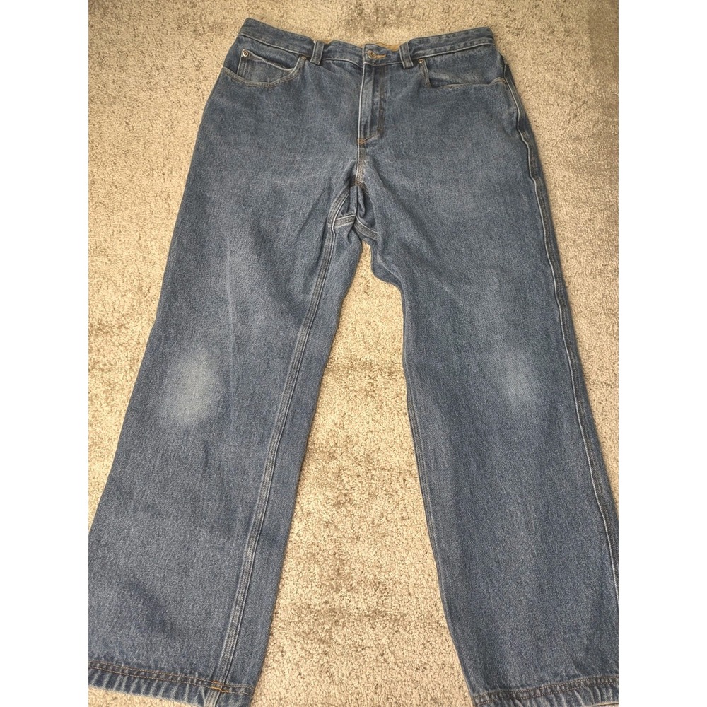 Duluth Trading Co Jeans‎ Mens 35x30 Blue Work Wear Outdoors Rugged
